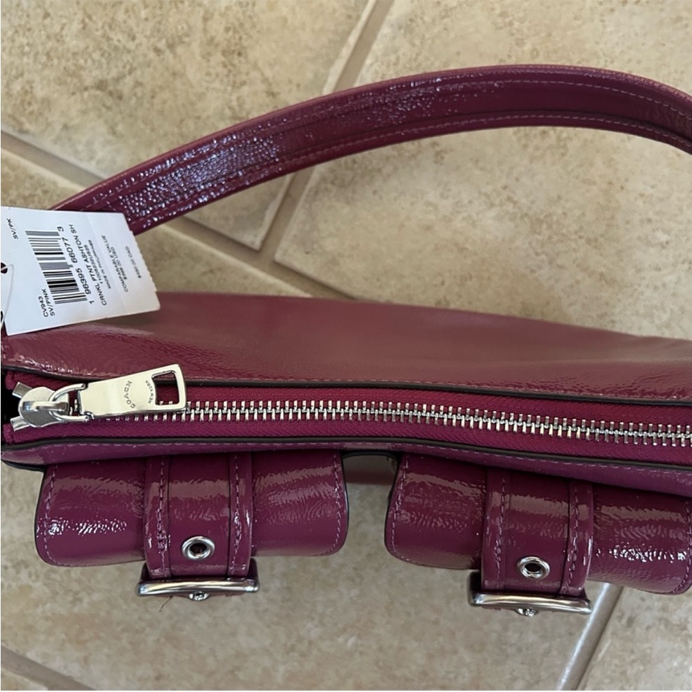 Coach Ashton Pink Women's Handbag with Silver hardware, NWT - Picture 6 of 8